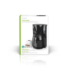 Nedis Aparat za kavo | Filter kava | 1,0 l | 8 skodelic | Črna 