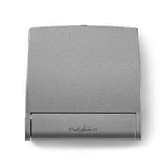 Nedis Digital desktop alarm clock | LCD screen backlight | 1.7 cm | Backlight | Foldable | Used for: Travel | Snooze function | Yes | Silver 