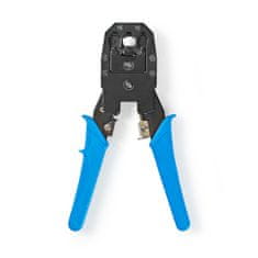 Nedis Crimp pliers | CAT5 / CAT5e / CAT6 / CAT6a / RJ10 / RJ11 / RJ45 | Cutting / Stripping / Pliers | ABS / Steel | Blue 