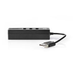 Nedis USB zvezdišče | USB A moški | USB-A ženski | 3-vratna vrata | USB napajanje | SD & MicroSD / 3x USB 