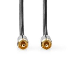 Nedis subwoofer kabel | RCA moški | RCA moški | Pozlačeno | 3,00 m | Okrogla | 4,5 mm | Antracit/siva s kovino | Zaklepanje 