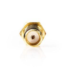 Nedis SMA Adapter | SMA Female | TS9 | Gold Plated | 50 Ohm | Straight | Copper | Gold | 2 pcs. | Envelope 