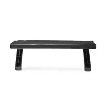 Nedis Polica za monitor | Uporablja se za: Računalnik / Namizni | maks. nosilnost: 6 kg | Črna | Plastika