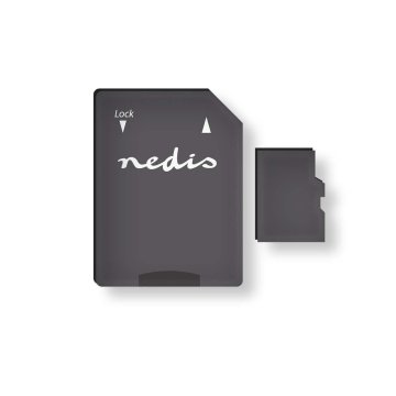 Nedis Pomnilniška kartica | microSDHC | 32 GB | Hitrost pisanja: 90 MB/s | Hitrost branja: 45 MB/s | UHS-I | Priložen SD adapter
