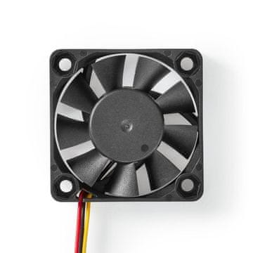 Nedis DC ventilator | DC | Velikost ventilatorja: 40 mm | 3-pinski | 27,9 dBA | Črna