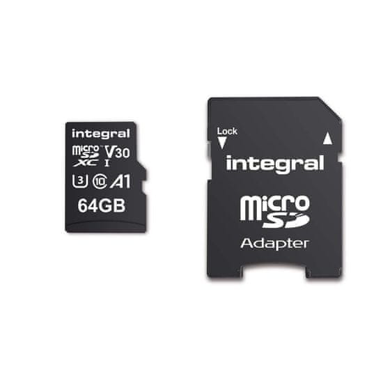 Nedis 64 GB hitre pomnilniške kartice microSDHC/XC V30 UHS-I U3