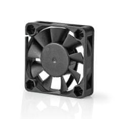 Nedis DC ventilator | DC | Velikost ventilatorja: 40 mm | 3-pinski | 27,9 dBA | Črna 