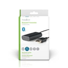 Nedis Bluetooth oddajnik | Priključni vhod: 1x AUX / 1x USB | SBC | Do 1 enota | Črna 