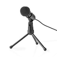 Nedis Mikrofon | Används för: Dator / Skrivbord / Smartphone / Surfplatta | Trådbundet | 1x 3.5 mm 