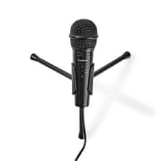 Nedis Mikrofon | Används för: Dator / Skrivbord / Smartphone / Surfplatta | Trådbundet | 1x 3.5 mm 