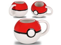Pokémon Pokemon Pokeball - Keramična skodelica, rdeče-bela 