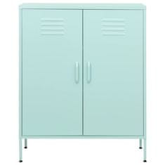 Vidaxl Omara za shranjevanje mint zelena 80x35x101,5 cm jeklo