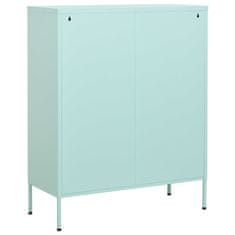 Vidaxl Omara za shranjevanje mint zelena 80x35x101,5 cm jeklo