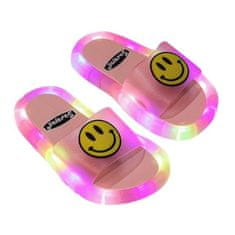 JOJOY® Otroški natikači, Natikači z LED lučkami, Svetlečni natikači (Roza, 26/27) | HAPPYS