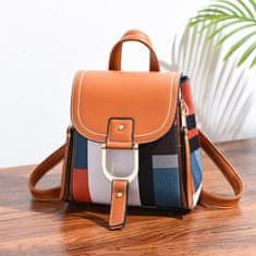 Dollcini Ženski nahrbtnik, Klasična ženska torba za čez ramo, Elegantna ženska torba, Ročne torbice, Modne ženske torbice z zgornjim ročajem, Elegantne torbice, Torbe za čez ramo, 42402, rjava mešanica