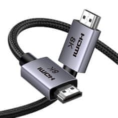 Ugreen HD171 kabel HDMI 2.1 8K 3m, siva