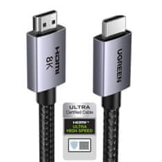 Ugreen HD171 kabel HDMI 2.1 8K 1m, siva