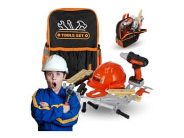 Mega Creative Komplet delavskih orodij v nahrbtniku MEGA CREATIVE