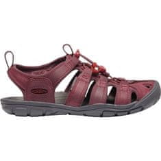 KEEN Sandali treking čevlji češnjevo rdeča 38.5 EU Clearwater Cnx Leather
