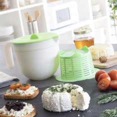 InnovaGoods Kalup za pripravo svežega sira z navodili in recepti Freashy