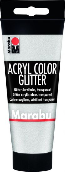 Marabu Acryl Color akrilna barva - srebrni bleščice 100 ml