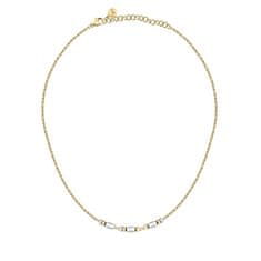 Morellato Pozlačena dvobarvna ogrlica s perlami Colori SAXQ06