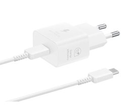 Samsung Hišni hitri polnilec Samsung EP-T2510 25W USB-C + kabel USB-C v USB-C bel