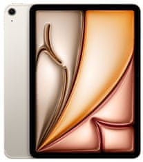 Apple iPad Air 11 tablični računalnik, M2, 128GB, Cellular, bež (6. generacija) (muxf3hc/a)