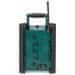 Nedis Digitalni delovni radio / namizni/ moč 15W/ DAB+/ FM/ Bluetooth/ IP65/ baterija/ omrežje/ črna/ zelena