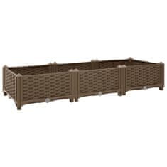 Vidaxl Visoka greda 120x40x23 cm polipropilen