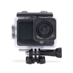 Nedis Action Cam | Dual Screen | 1080p@30fps | 12 MPixel | Waterproof up to: 30.0 m | 70 min | Wi-Fi | App available for: Android / IOS | Mounts included | Black 