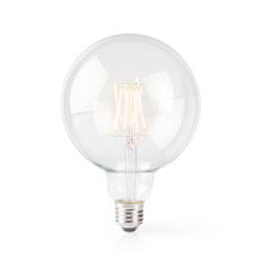 Nedis SmartLife LED žarnica z žarilno nitko | Wi-Fi | E27 | 500 lm | 5 W | Topla bela | 2700 K | Steklo | Android/IOS | G125 | 1 kos 