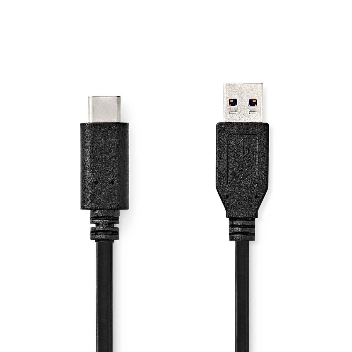 Nedis USB-C Kabel 1 M – USB 3.2 Gen 2x2, 100 W Laden, 20 Gbps, 4K@60Hz, Vernickelt, Für Laptop & Smartphone