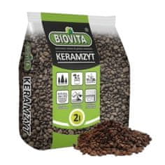 BioVita Vrtna ekspandirana glina 4-8 mm v lončkih 2L čista fina