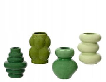 Kaemingk Dekorativna porcelanasta vaza 12x9,5x9,5 cm 1 kos.