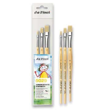 Da Vinci Komplet čopičev Junior - ploski 4 + 8 + 12