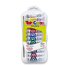 Tempera barve Toy Color - 12 barv, tubica 7,5 ml