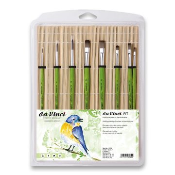 Da Vinci Čopiči Fit Synthetics - komplet 8 kosov
