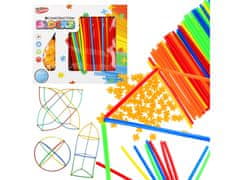 Mega Creative Gradbeni kocki - slamice 100 kosov v škatli MEGA CREATIVE 