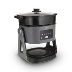 Lauben 5500BG Glass&Grill cvrtnik na vroč zrak, 3 v 1, siv