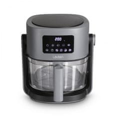 Lauben 5500BG Glass&Grill cvrtnik na vroč zrak, 3 v 1, siv