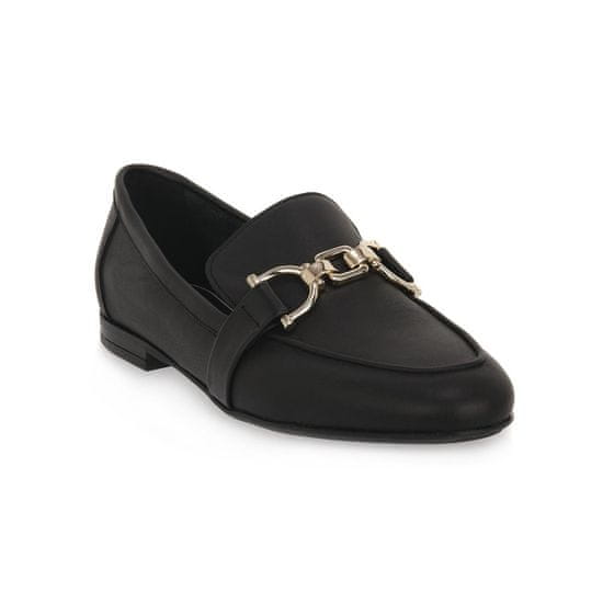 Frau Mokasini elegantni čevlji črna Mousse