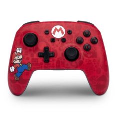Power A Enhanced Rechargeable Wireless Game Controller za Nintendo Switch - Super Mario Here We Go