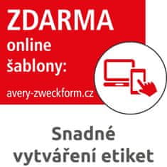 Avery Zweckform Samolepilne priponke, bele, 80,0 x 50,0 mm, 200 kosov