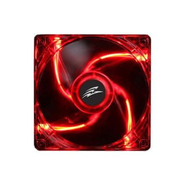 Evolveo 12L1RD ventilator 120mm, 4 LED rdeče barve, 3pin