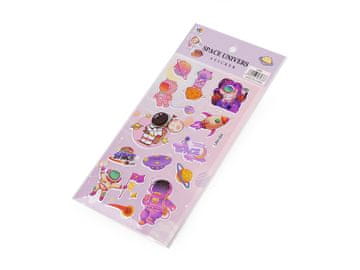 Plastične nalepke - živali, mačke, astronavti, dinozavri - glej fotografijo astronavta