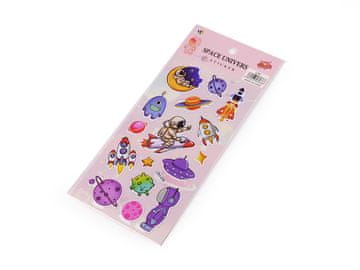 Plastične nalepke - živali, mačke, astronavti, dinozavri - glej fotografijo astronavta