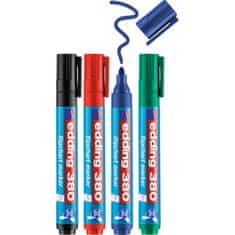Edding 380 flipchart marker, komplet 4 barv
