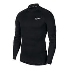Nike Majice obutev za trening črna XXL Top Tight LS Mock