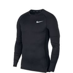 Nike Majice obutev za trening črna XL Pro Top Compression Crew M